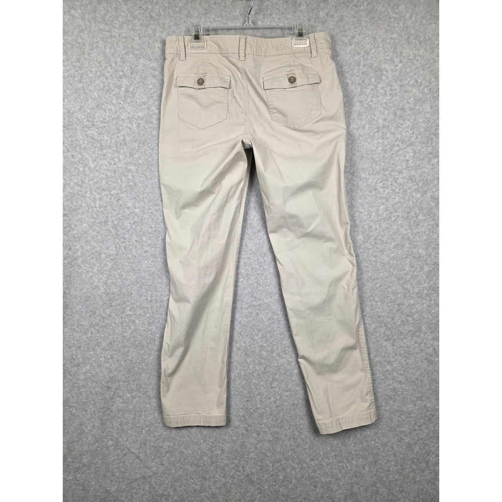 Eddie Bauer Pants Womens 8 Khaki Chino Straight Leg Stretch Ripstop Hiking - Picture 2 of 15